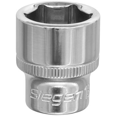 Siegen 3/8" Drive Hexagon WallDrive Socket Metric 3/8" 18mm