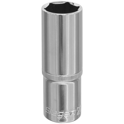 Siegen 1/2" Drive Deep Hexagon WallDrive Socket Metric 1/2" 21mm