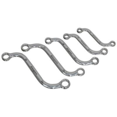 Siegen 5 Piece S Type Ring Spanner Set Metric
