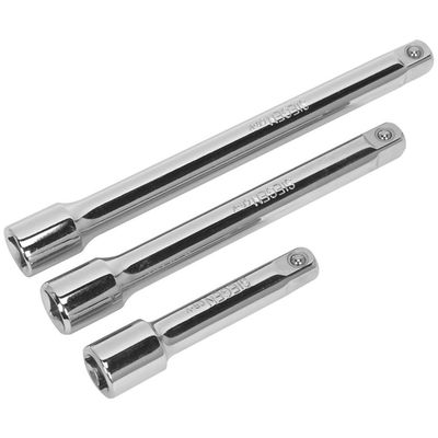 Siegen 3 Piece 3/8" Drive Socket Extension Bar Set 3/8"