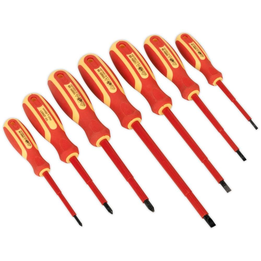 Siegen 7 Piece VDE Insulated Screwdriver Set - Image 1