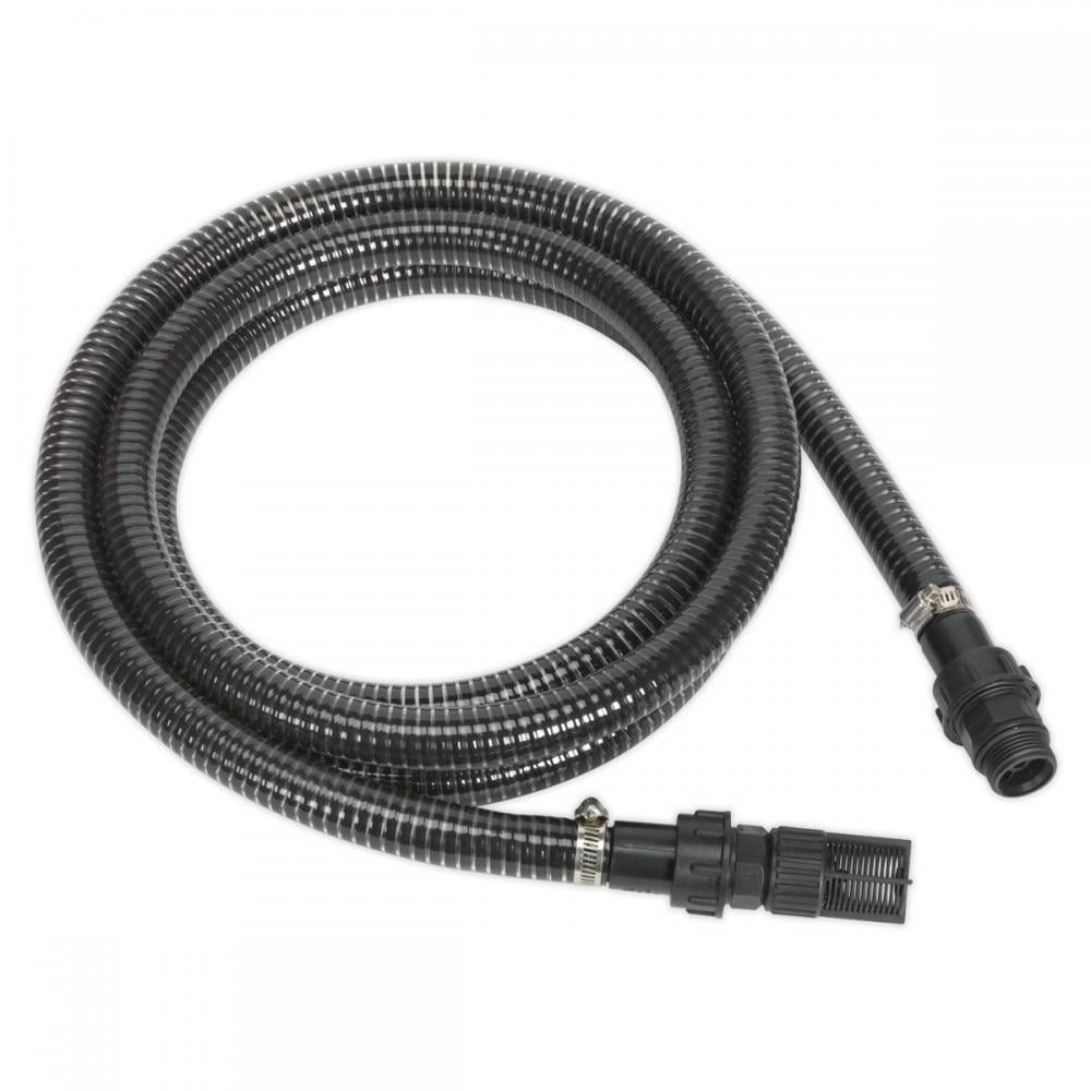 Sealey Solid Wall Suction Hose Kit 25mm 4m - Image 1