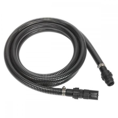 Sealey Solid Wall Suction Hose Kit 25mm 4m
