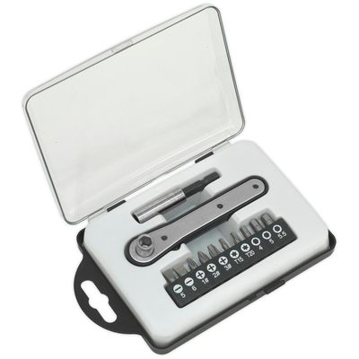 Siegen 12 Piece Ratchet Driver Bit Set