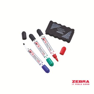 Zebra Double Ended Whiteboard Marker 2mm bullet tip Assorted Colours (Pack 50) - 2779