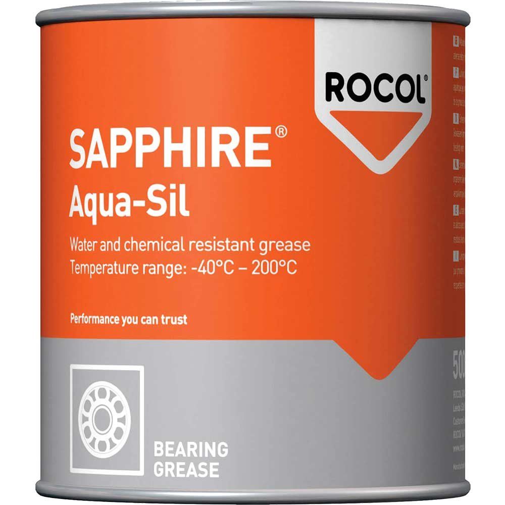 Rocol 12253 Sapphire® Aqua-Sil Bearing Grease Tin 500G - Image 1