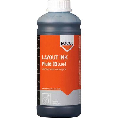 Rocol 57034 Layout Ink Fluid Blue 1 Litre