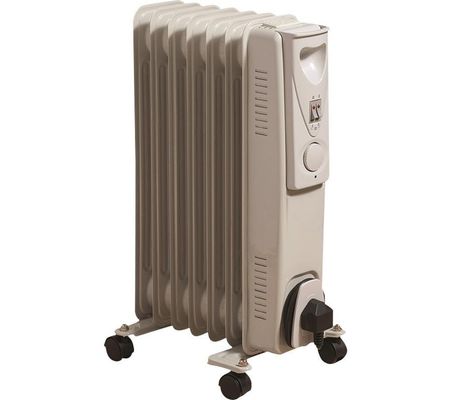 DAEWOO HEA1130 Portable Oil-Filled Radiator - White, White