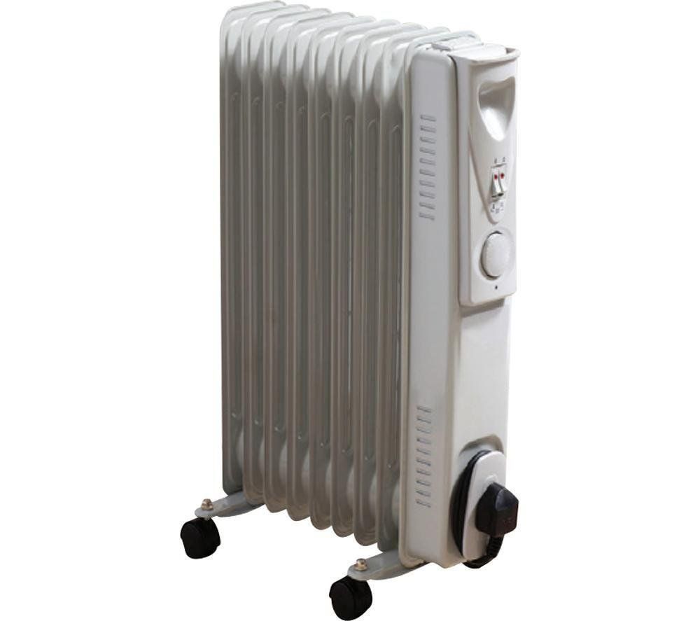DAEWOO HEA1141 Portable Oil-filled Radiator - White, White - Image 1