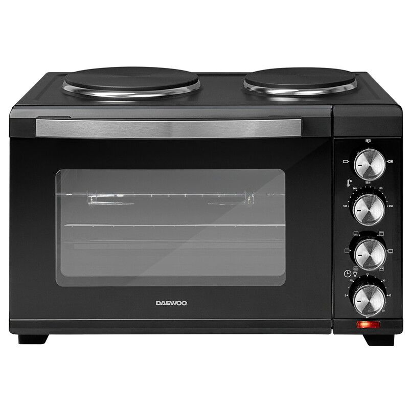 DAEWOO SDA1610 Electric Mini Oven - Black, Black - Image 1