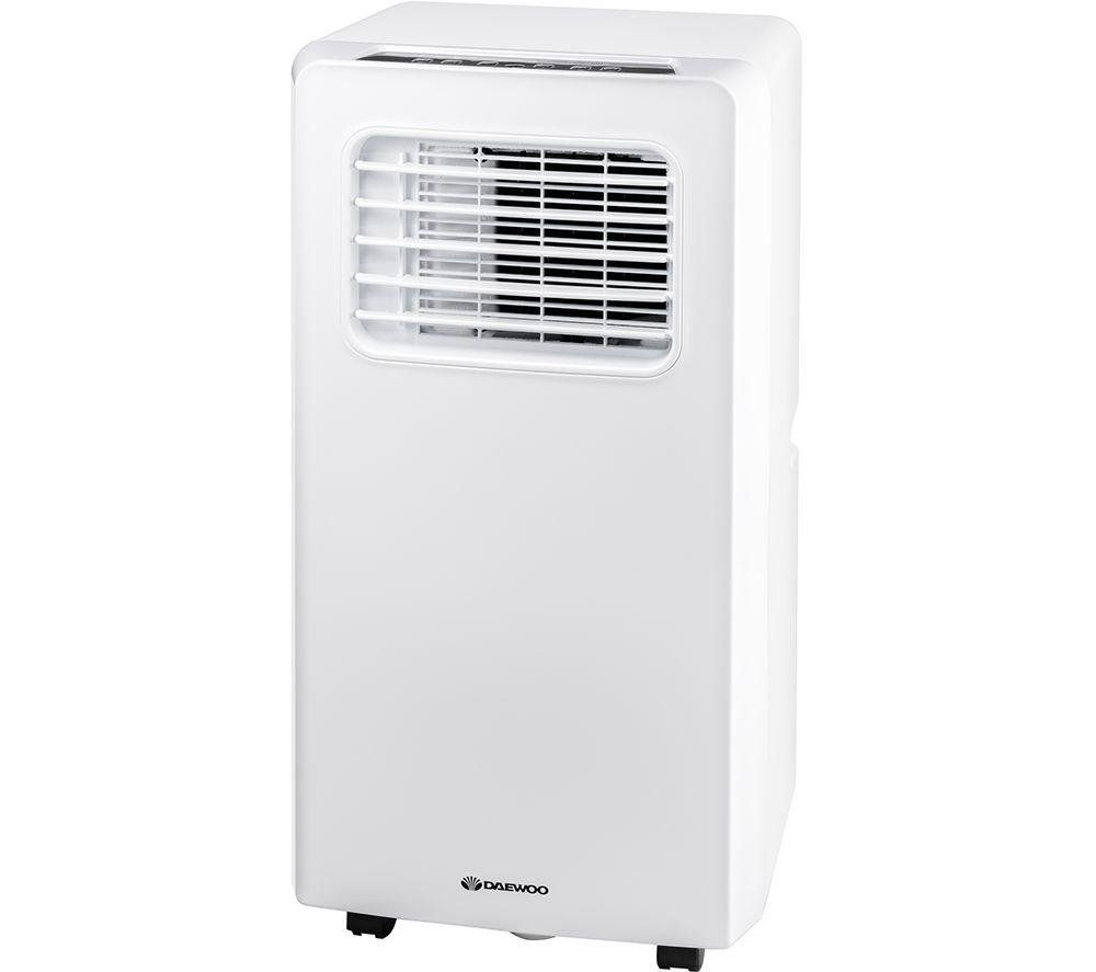 DAEWOO COL1318 9000 BTU Portable Air Conditioner, White - Image 1
