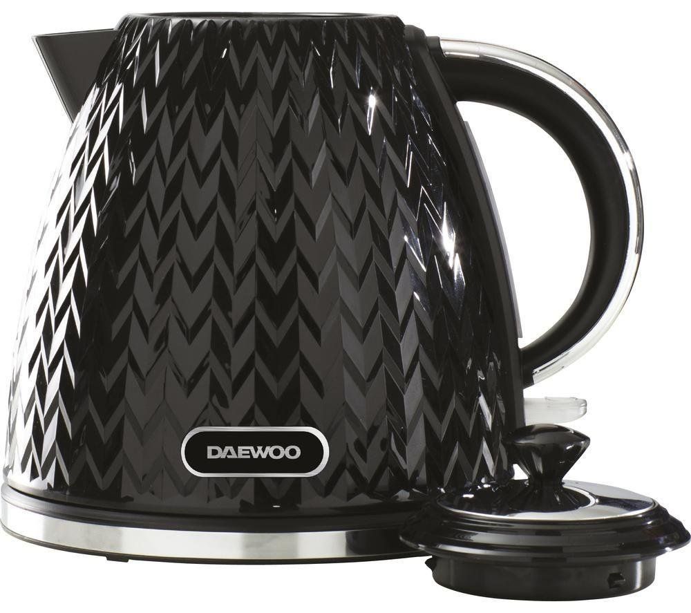 DAEWOO Argyle Collection SDA1773 Jug Kettle - Black, Black - Image 1