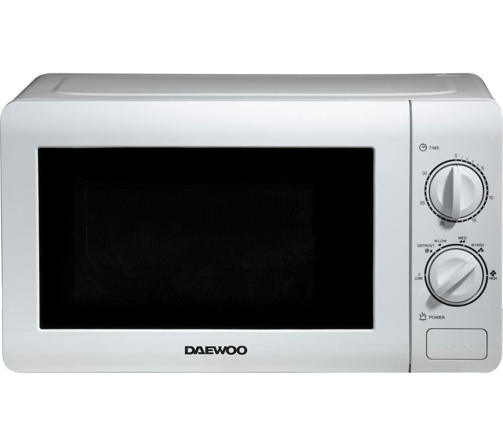 DAEWOO KOR6N35S Solo Microwave - White, White - Image 1