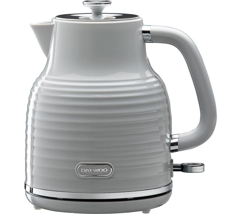 DAEWOO Sienna SDA2481GE Jug Kettle - Grey, Silver/Grey - Image 1