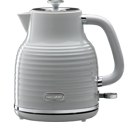 DAEWOO Sienna SDA2481GE Jug Kettle - Grey, Silver/Grey