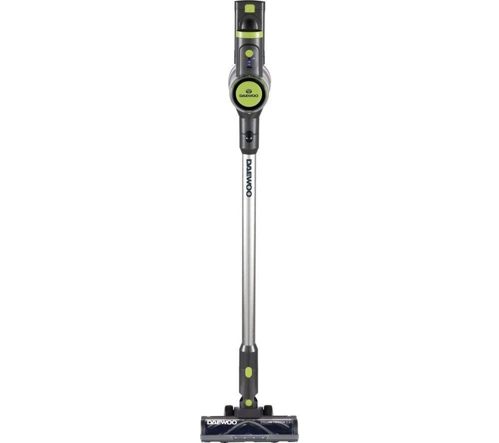 DAEWOO Cyclone Freedom FLR00174GE Cordless Vacuum Cleaner - Black & Green, Silver/Grey,Black,Green - Image 1