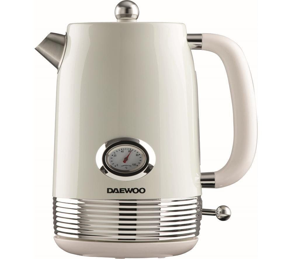 DAEWOO Denver SDA2745GE Jug Kettle - Cream, Cream - Image 1