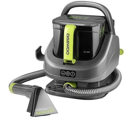 DAEWOO Hurricane Cat 2 Aquasteam FLR00192GE Upholstery and Carpet Spot Washer - Green & Grey, Silver/Grey,Green