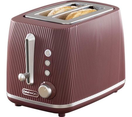 DAEWOO Cascade SDA2778GE 2-Slice Toaster - Ruby, Pink,Red