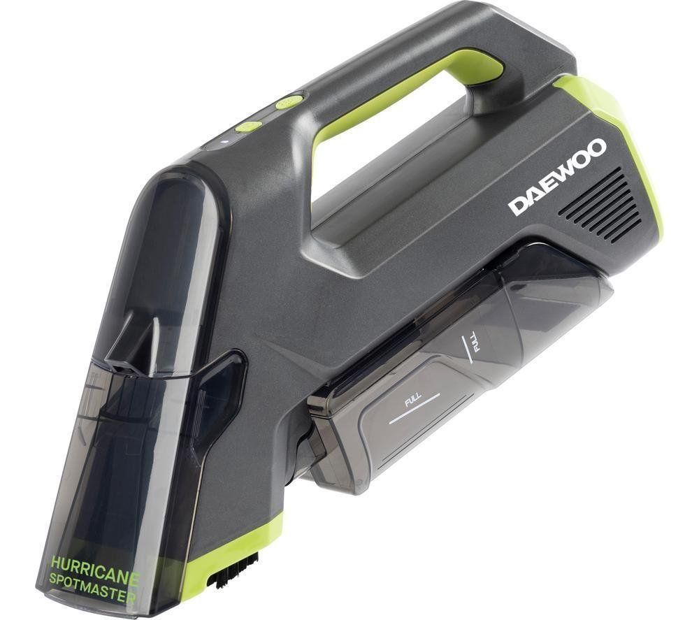 DAEWOO Hurricane Spotmaster Handheld Cordless Vacuum Cleaner - Green & Grey, Green,Silver/Grey - Image 1