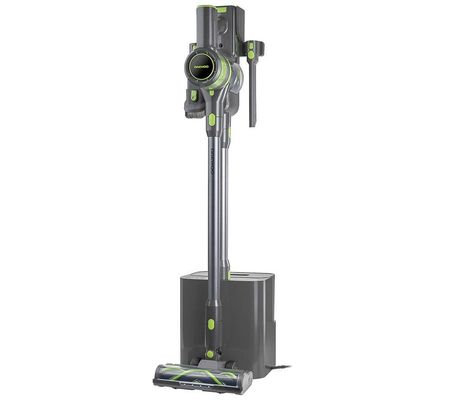 DAEWOO Freedom Auto-Empty FLR00203GE Cordless Vacuum Cleaner - Grey & Green, Green,Silver/Grey
