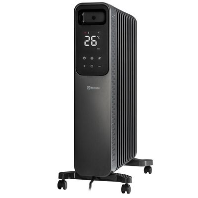 ELECTROLUX HEA2014ELGRY Portable Oil-Filled Radiator Grey, Silver/Grey