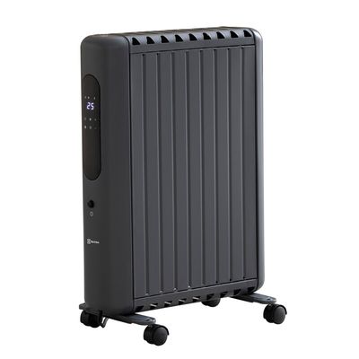 ELECTROLUX HEA1988ELGRY Portable Oil-Filled Radiator Grey, Silver/Grey