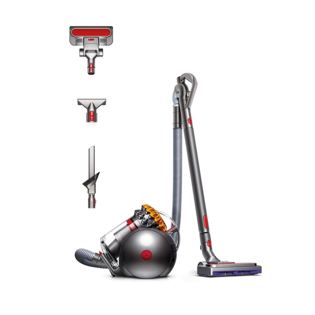 DYSON Big Ball Multi-Floor 2 Cylinder Bagless Vacuum Cleaner - Iron Sprayed Yellow, Yellow,Silver/Grey - Image 1