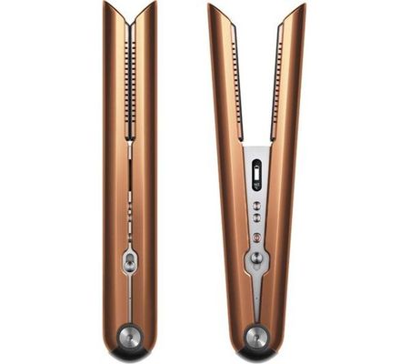 DYSON Corrale Hair Straightener - Bright Copper & Bright Nickel, Orange,Silver/Grey,Brown