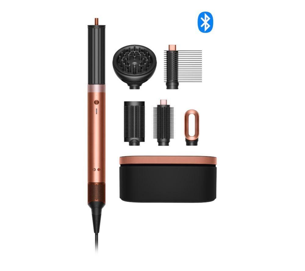 DYSON Airwrap Co-anda 2x Curly Coily Hair Multi-Styler & Dryer - Amber Silk & Pink Champagne, Gold,Black - Image 1