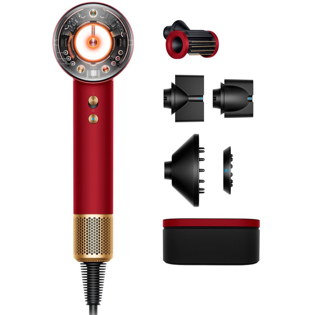 Dyson Supersonic Nural Hair Dryer -Straight and Wavy - Red Velvet - Image 1