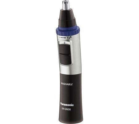 Panasonic Battery Operated Nose Hair Trimmer - Black/Silver