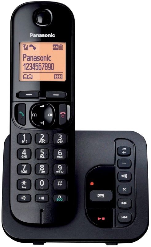 Panasonic KX-TGC220 DECT telephone Caller ID Black - Image 1