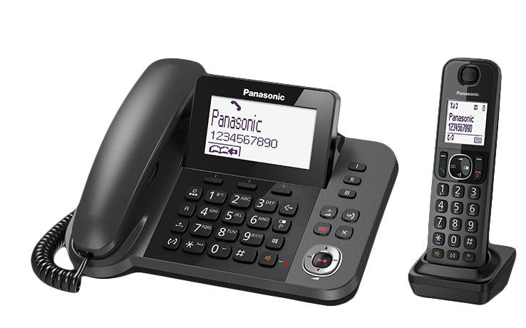 Panasonic KX-TGF320E DECT telephone Caller ID Black - Image 1