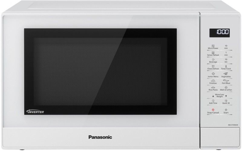 Panasonic 32L Freestanding Solo Inverter Microwave - White - Image 1