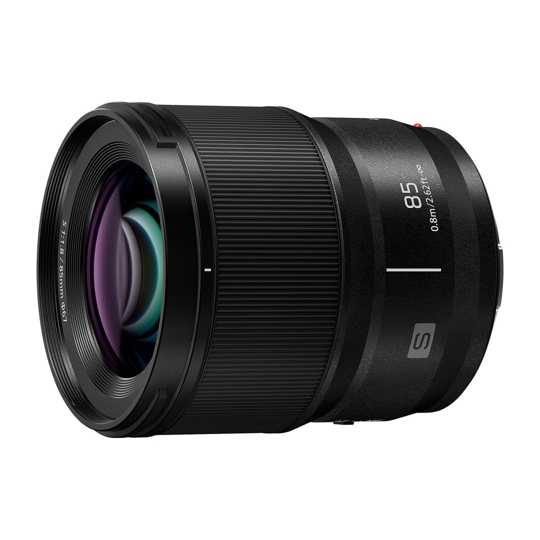 PANASONIC Lumix S S-S85E 85 mm f/1.8 Standard Prime Lens, Black - Image 1