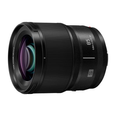 PANASONIC Lumix S S-S85E 85 mm f/1.8 Standard Prime Lens, Black