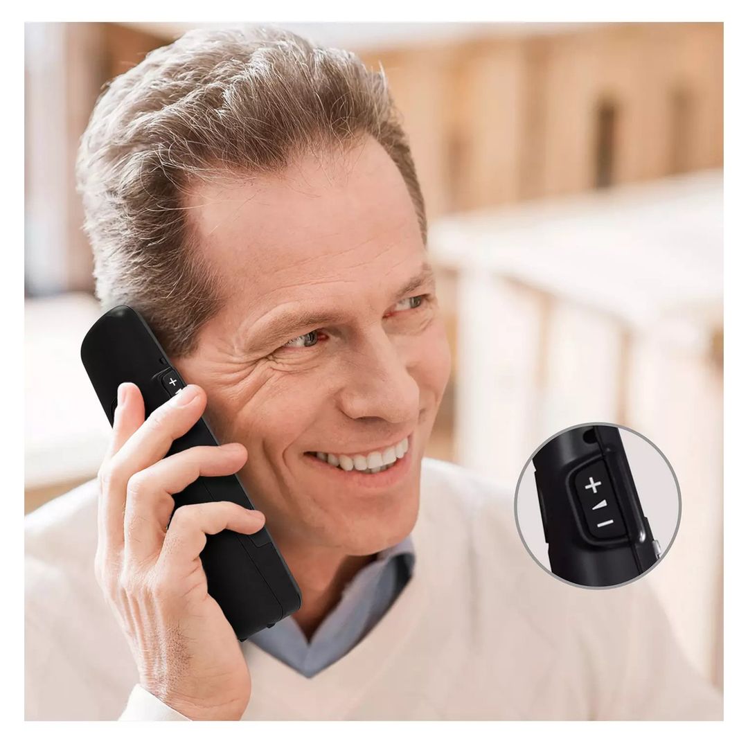 PANASONIC KX-TGE820EB Cordless Phone - Black, Black - Image 1