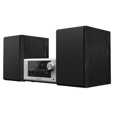 PANASONIC SC-PM702 Bluetooth Traditional Hi-Fi System - Silver, Silver/Grey