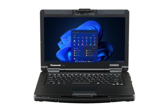 Panasonic Toughbook 55 - Rugged - Intel Core i5 - 1345U / up to 4.7 GHz - vPro Enterprise - Win 11 Pro - Intel Iris Xe Graphics - 16 GB RAM - 512 GB SSD NVMe TCG Opal Encryption - 14" 1366 x 768 (HD) - Gigabit Ethernet - Wi-Fi 6E Bluetooth - kbd: U - Image 1