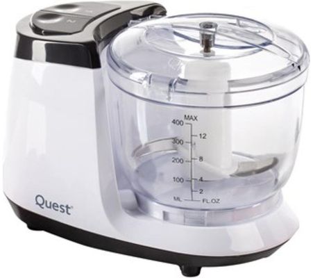 QUEST 31550 Mini Chopper - White & Clear, White,Clear