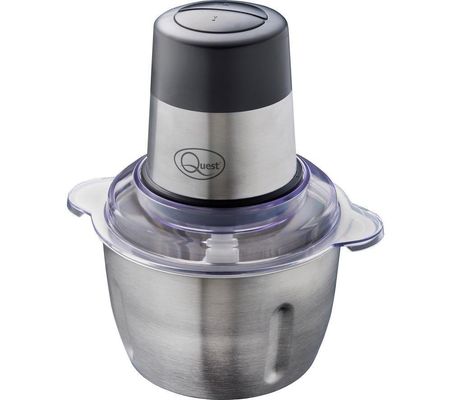 QUEST 31559 Mini Chopper - Black & Silver, Black,Silver/Grey - Thumbnail 2