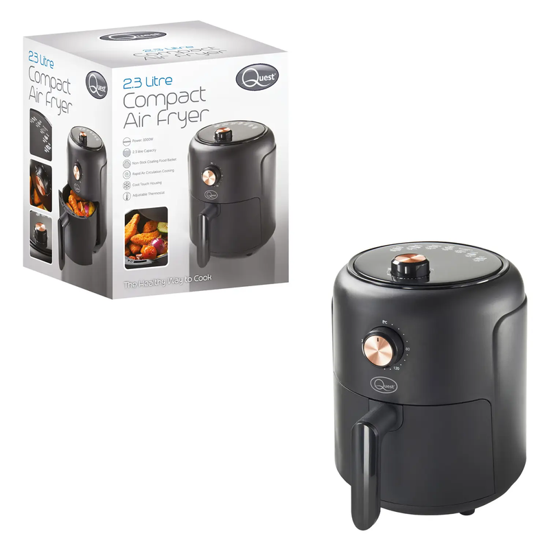 QUEST 33870 Air Fryer - Black, Black - Image 1