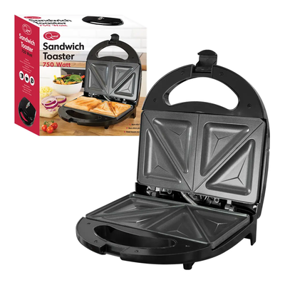 QUEST 35129 Sandwich Maker - Black