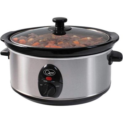 QUEST 35270 Slow Cooker - Stainless Steel, Stainless Steel