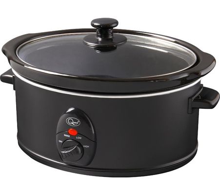 QUEST 35279 Slow Cooker - Black, Black - Thumbnail 2
