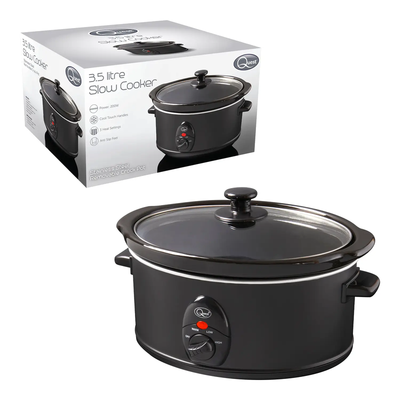 QUEST 35279 Slow Cooker - Black, Black