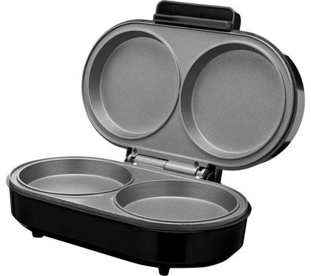 QUEST 35659 Double Omelette Maker - Black