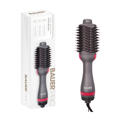BAUER 38899 Hot Air Blow Dry Brush - Silver & Grey, Silver/Grey - Thumbnail 2