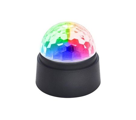 GLOBAL GIZMOS 45390 Crystal Starball Disco Light - Black